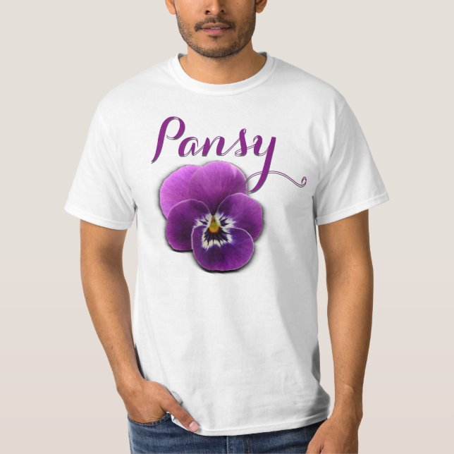 Camiseta Pensamiento púrpura (Anverso)
