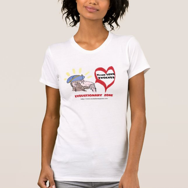 Camiseta Pensamiento revolucionario amor de mono-verdadero (Anverso)