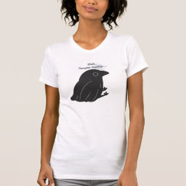 Camiseta Pensamientos Cargando Divertido Crow