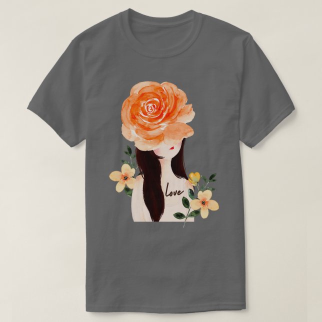 Camiseta Pensamientos de amor propio (Diseño del anverso)
