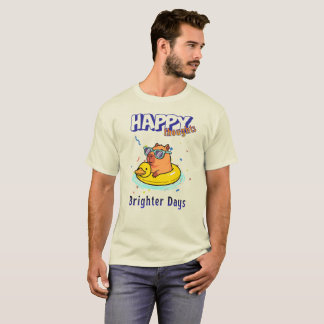 Camiseta Pensamientos Felices Días Más Brillantes