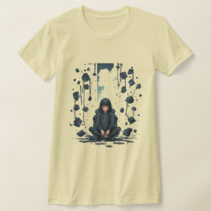 Camiseta Pensamientos pesados y días enredados
