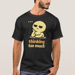 Camiseta Pensamientos por todas partes – Humor adorable de