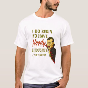 Camiseta Pensamientos sangrientos de vampiros