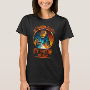 Camiseta PENSAMIENTOS SUCIOS LIMPIEZA WELDS Funny Welders H
