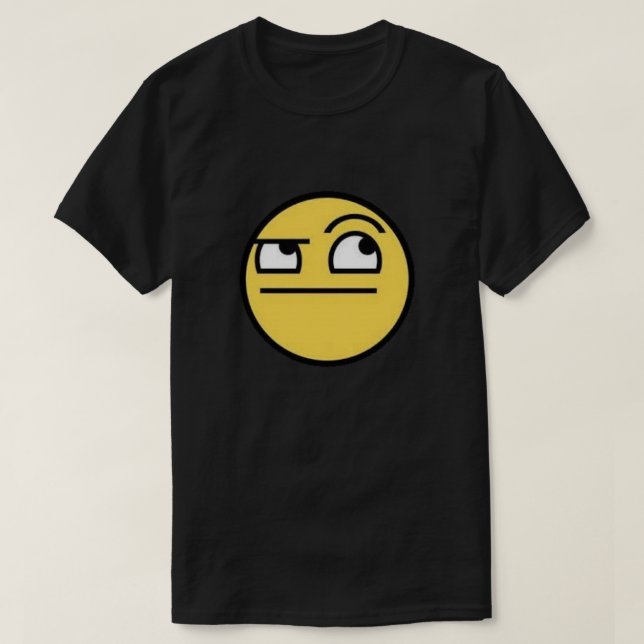 Camiseta ¿Pensando? Emoticon T-Shirt (Diseño del anverso)