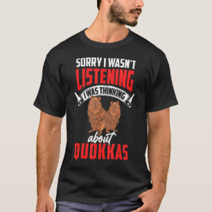 Camiseta Pensando en el canguro de cola corta Quokkas