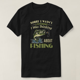 CAMISETA PENSANDO EN LA PESCA