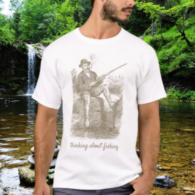 Camiseta Pensando en la Pesca (Subido por el creador)