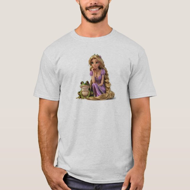 Camiseta Pensando en Rapunzel (Anverso)
