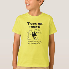 Camiseta Pensando en 'Truco o Trato'