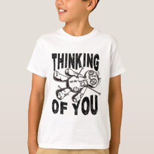 Camiseta Pensando En Usted Voodoo Doll Gracioso Halloween 2