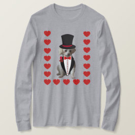 Camiseta Pensando en ustedes, damas de podle de manga larga