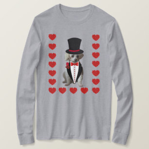 Camiseta Pensando en ustedes, damas de podle de manga larga