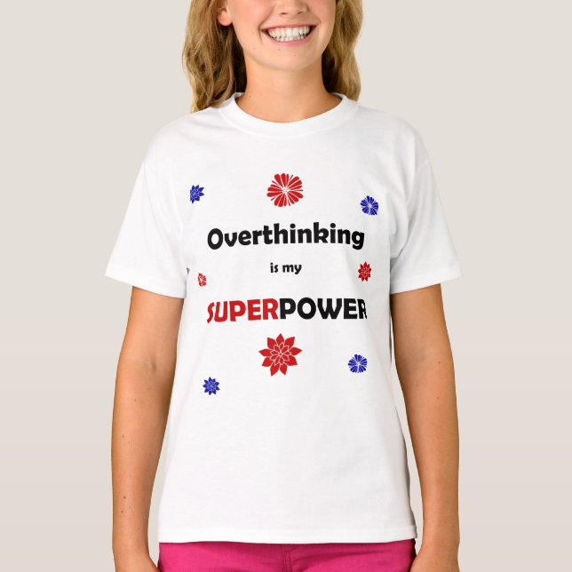 Camiseta Pensar demasiado (Anverso)