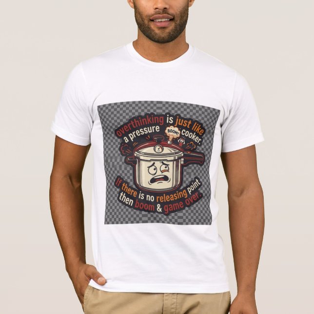 Camiseta Pensar demasiado (Anverso)