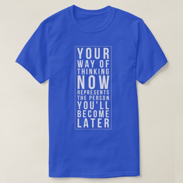 Camiseta Pensar diferente 1 (Diseño del anverso)