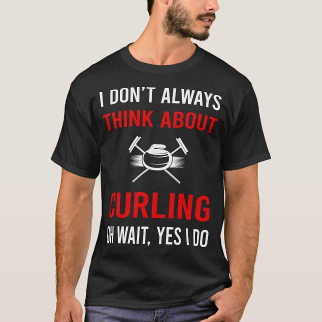 Camiseta Pensar en Curling (Anverso)