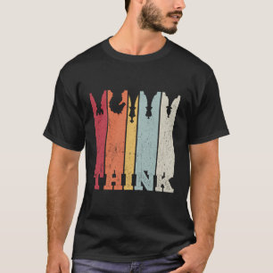 Camiseta Pensar en el ajedrez Boardgame Mejor Juego Ajedrez