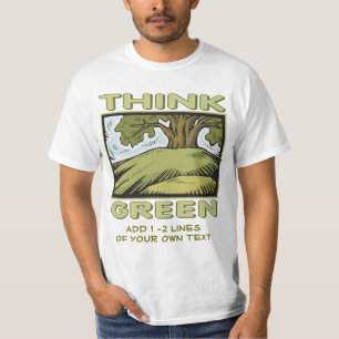 Camiseta Pensar en el roble verde
