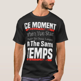 Camiseta Pensar en francés e inglés 13