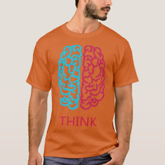 Camiseta Pensar en la ciencia cerebral Arte Neurociencia Ne