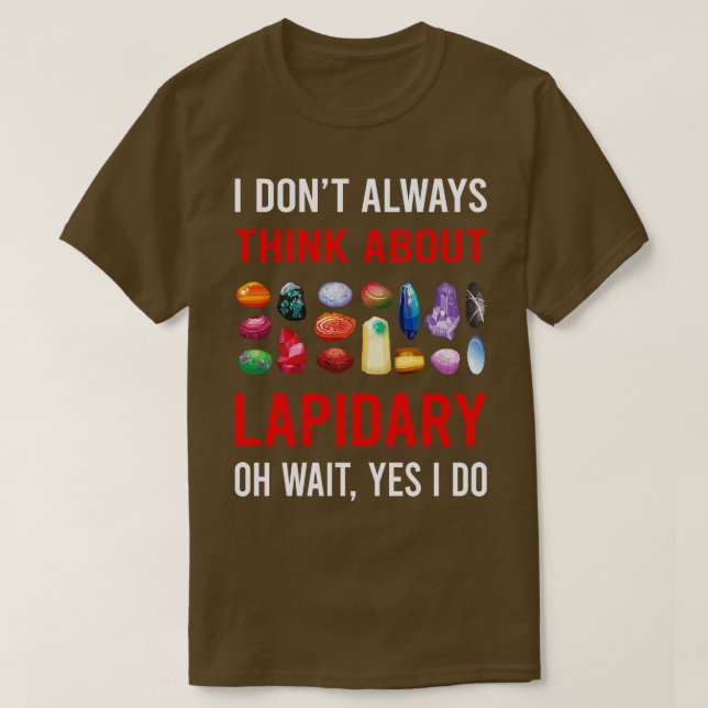 Camiseta Pensar en Lapidarist Lapidarist (Diseño del anverso)
