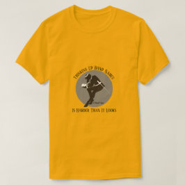 Camiseta Pensar en los nombres de las bandas - Un MisterP S