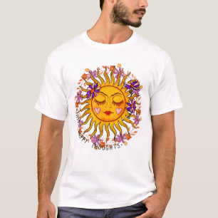 Camiseta Pensar en Pensamientos Felices - Positivo De Sol Y