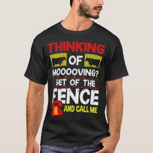 Camiseta Pensar En Trasladar Bienes Inmobiliarios Divertido