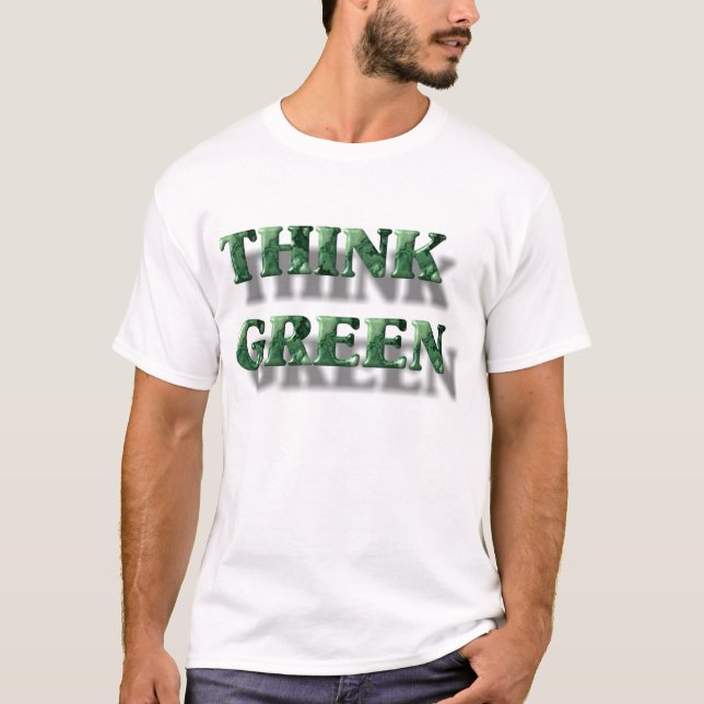 Camiseta Pensar en verde (Anverso)
