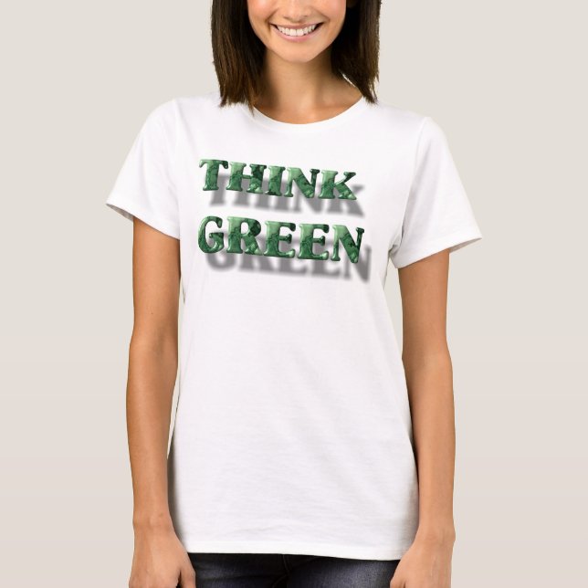 Camiseta Pensar en verde (Anverso)