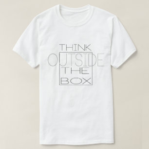 Camiseta Pensar Fuera De La Caja