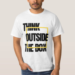 Camiseta Pensar Fuera De La Caja