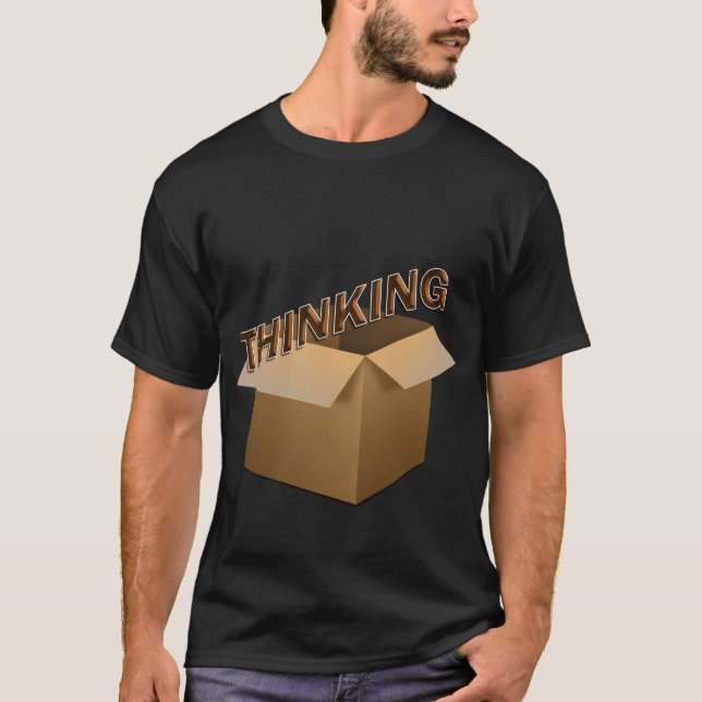 Camiseta Pensar fuera de la caja (Anverso)