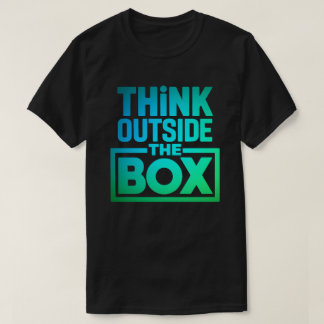 Camiseta Pensar Fuera De La Caja, Cita Motivacional