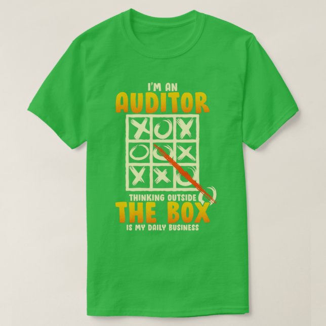 Camiseta Pensar Fuera De La Caja Es Mi Empresa Diaria Ix27 (Diseño del anverso)