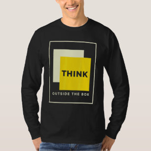 Camiseta Pensar Fuera De La Caja Genius Tee Para Profesores