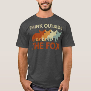 Camiseta Pensar fuera del canon de Pun para un Fennec Fo Ep