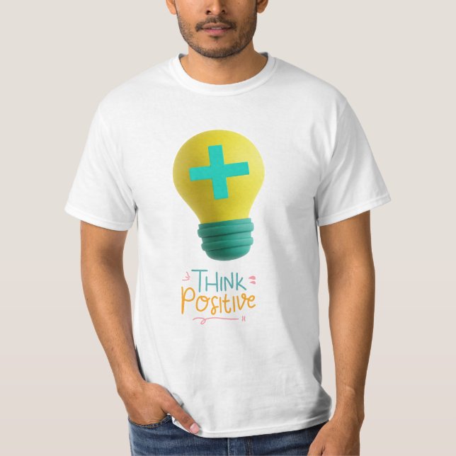 Camiseta Pensar positivo (Anverso)