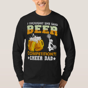 Camiseta Pensé Que Dijo Que La Competencia De Cervezas Salu