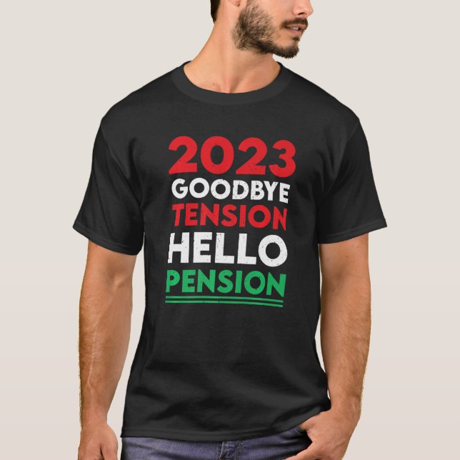 Camiseta Pensión de Jubilación de Empleados Retirados 2023 (Anverso)