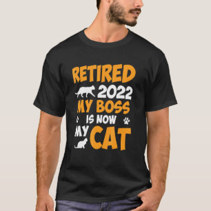 Camiseta Pensionista 2022 El gato es chef Dueño de gato Pen