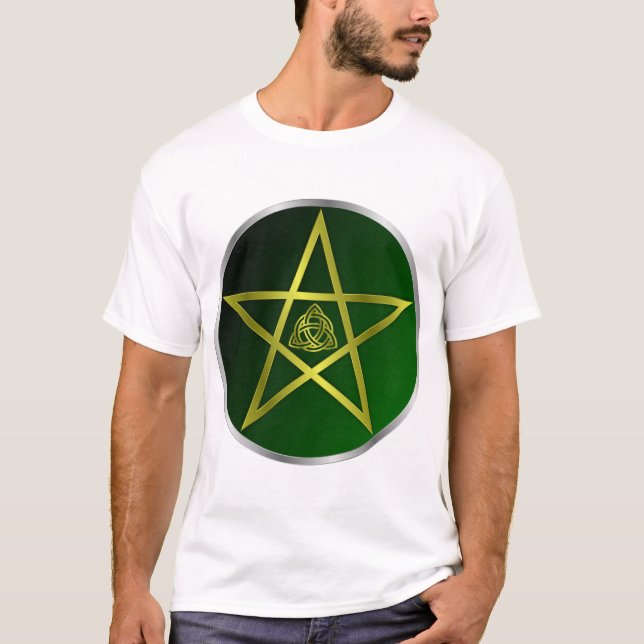 Camiseta Pentáculo de oro (Anverso)