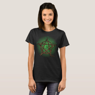 Camiseta Pentáculo del árbol en verde