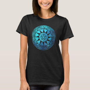 Camiseta Pentáculo rúdico mágico Pagan Witchcraft Protectio
