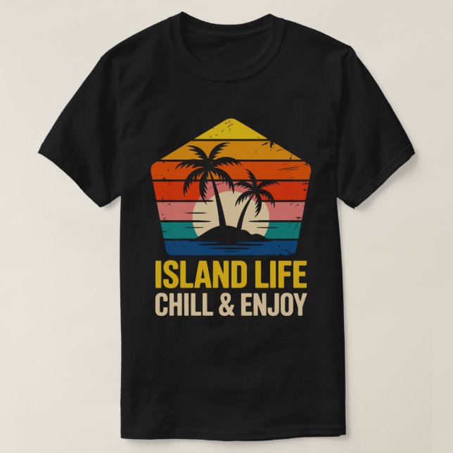 Camiseta Pentagon Island Life (Diseño del anverso)