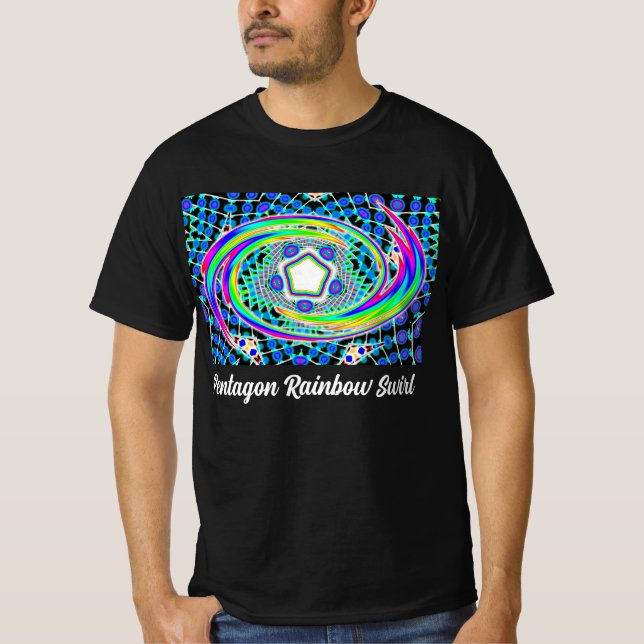 Camiseta Pentágono Arco Iris (Anverso)