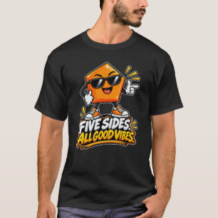Camiseta Pentágono — Cinco Lados Buenas Vibraciones