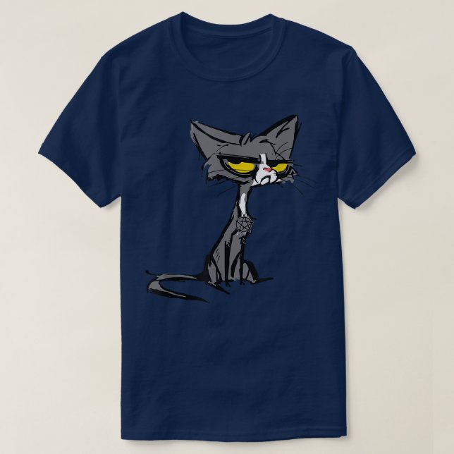 Camiseta Pentagram Cat Witchcraft Kitten Tee Satanic Cat  (Diseño del anverso)